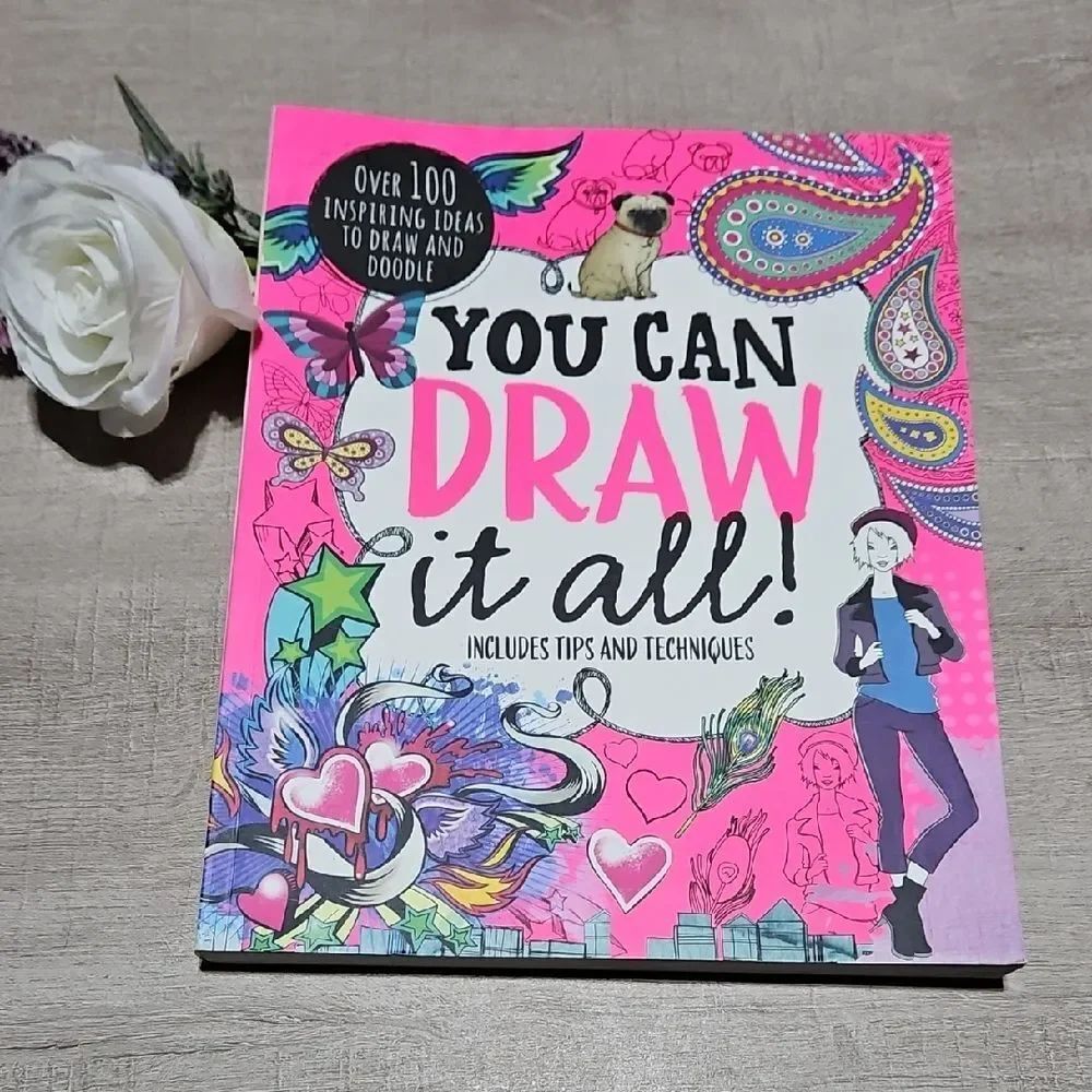 You Can Draw It All! - Colorful Drawing Guide Book